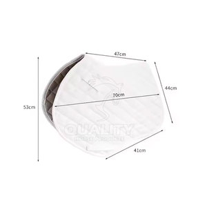 Couverture de selle de cheval légère avec rembourrage supplémentaire antidérapant et doublure en tissu pour le confort de l'équitation - Product Image 4