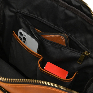 2025 Custom logo Waterproof <b>Leather</b> <b>Backpacks</b> Laptop Business Travel <b>Backpack</b> Large Capacity Wholesale Hot Sale Bags - Product Image 4
