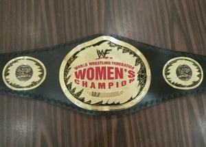 Cinturón de campeonato de lucha libre para mujer, cuero real, tamaño adulto - Product Image 2