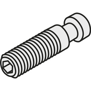 Toggle Screw ISO US 41 <b>Thread</b> M 8x1 for Turning <b>Tool</b> by for Pramet - Product Image 1