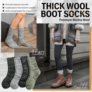 Calcetines de Invierno para Hombre de Alta Calidad 2026, Diseño de Dibujos Animados, Cómodos, Ecológicos, Transpirables, de Secado Rápido, para Uso Deportivo - Product Image 4