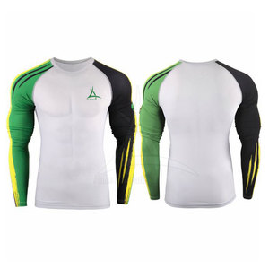 New Design Eco-Friendly Breathable <b>Compression</b> <b>Shirts</b> Long Sleeve Sublimated Men's Custom Colors & Logo OEM Service Wholesale - Product Image 6
