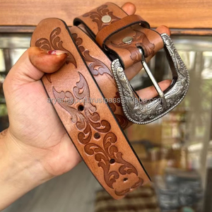 Venta al por mayor de lujo de marca Pin hebilla de cinturón de cuero genuino de vaca cinturón para los hombres de alta calidad de cuero de vaca occidental cinturones de cuero de vaca - Product Image 3