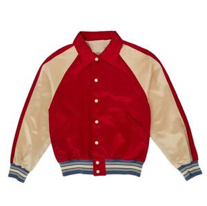 Vêtements d'extérieur urbains Veste universitaire en satin Bomber personnalisée OEM Veste style baseball pour hommes femmes Streetwear Collection hiver - Product Image 1