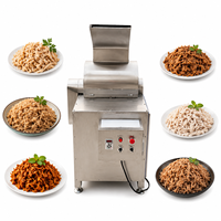 Déchiqueteuse entièrement automatique pour viande de poulet et de canard, neuve, machine à déchirer la viande de bœuf pour boulangeries