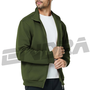 Veste à capuche polaire entièrement zippée pour hommes style décontracté pour l'automne vêtements de sport doux et légers à manches longues, parfaits pour la salle de sport quotidienne - Product Image 4