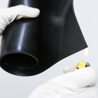 Résistance à hautes températures de tissu de bateau gonflable d'hypalon du néoprène fait sur commande 1mm | moulage de coupe d'épaisseur de 15mm disponible