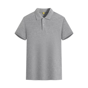 Venta al por mayor de camisetas polo para los hombres de impresión personalizada bordado de manga corta cómoda ropa casual traje de negocios - Product Image 6