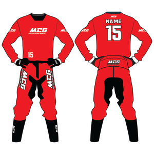 OEM Custom Motorcycle Set BMX Gear Dirt Bike Pantalones Motociclismo Uniformes en blanco Motocross Jersey y pantalones 2024 - Product Image 1