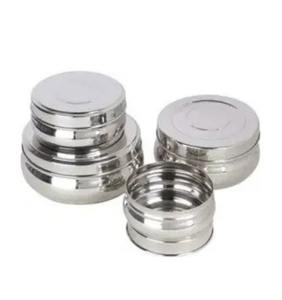 Boîte à lunch en acier inoxydable de 18 cm en forme de ventre, portable, pour les activités de plein air, la conservation des collations, des aliments, des gâteaux et autres articles - Product Image 6