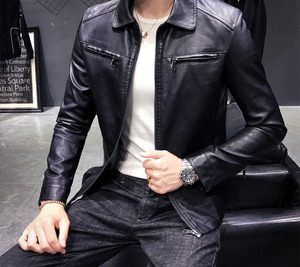 แจ็คเก็ตหนังผู้ชายแบบสั่งทำพิเศษ ดีไซน์โดดเด่น ขายดี ราคาสมเหตุสมผล น้ำหนักเบา - Product Image 6