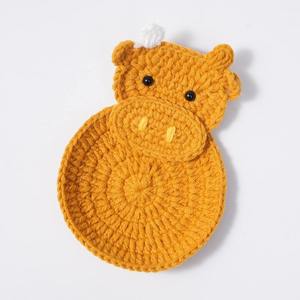 Almohadilla Aislante de Ganchillo Hecha a Mano, Resistente al Calor, con Diseño de Cordero, Ternero, Gatito, Bonito y Adorable, de Hilo, de Gran Venta - Product Image 2