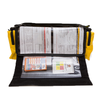 Sac à outils en vinyle robuste avec bande réfléchissante personnalisable, sac à bandoulière en PVC