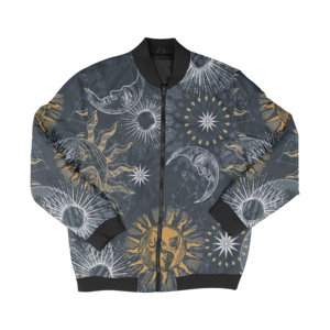 Chaqueta Bomber Varsity Delgada Lisa con Etiqueta Privada Personalizada para Hombre, Tallas Grandes, Chaqueta Deportiva Impermeable con Patrón de Letras para Otoño - Product Image 5