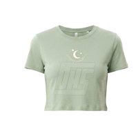 Kaos Crop Wanita Lengan Pendek Atasan Kasual Slim Fit Fashion Streetwear Pakaian Musim Panas Pakaian Kustom Pemasok Grosir
