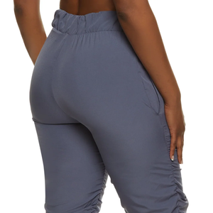 Pantalon d'été pour femmes Pantalon à taille haute et à jambes larges Pantalon décontracté empilé Pantalon de survêtement Legging Street Style pour dames - Product Image 4