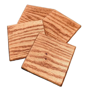 Posavasos Cuadrados de Madera de Nogal Hechos a Mano de Diseño Moderno, Posavasos para Té y Café a Precio de Mayoreo - Product Image 5