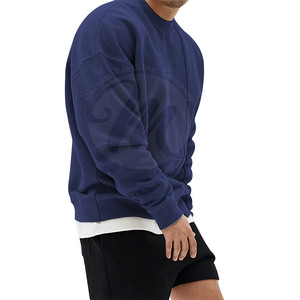 Sweat-shirts pour hommes à manches longues, respirants, en coton et polyester, en vente - Product Image 2