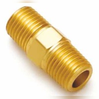 Raccord en laiton fileté mâle durable, raccord hexagonal pour applications de plomberie et de compresseur d'air à prix avantageux