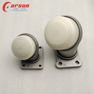 Médio 80mm Esférico Branco Nylon <span class=keywords><strong>Caster</strong></span> 3.2 Polegada Placa Giratória Rodízios OEM Customizável Rodízios Especiais para Spinning Cart