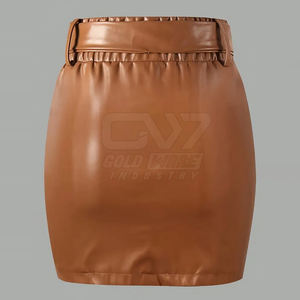 Winter Wear Women <b>Leather</b> <b>Skirts</b> Hot Selling Women <b>Leather</b> <b>Skirts</b> Best Fashionable Women <b>Leather</b> <b>Skirts</b> - Product Image 3