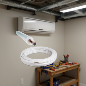 Rollo de 50m de Tubería de Cobre Aislada de 1/2 Pulgada y 1mm de Espesor para Aire Acondicionado - Product Image 3