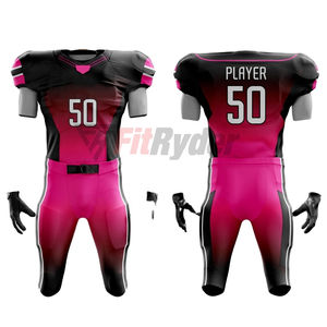 Conjuntos de Camisetas de Fútbol Americano Unisex/Extragrandes con el Mejor Diseño, Uniformes Deportivos de Manga Corta Personalizados de Algodón de Alta Calidad para Exteriores - Product Image 1