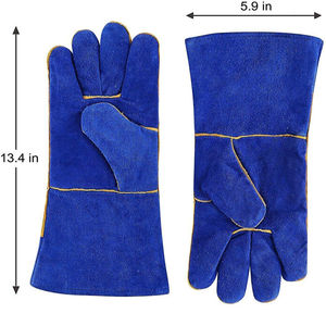 Guantes de Cuero para Hornear y Soldar Resistentes al Calor y al Fuego, Nuevos 2025 - Product Image 4