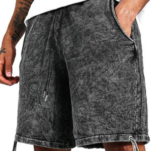 Nuevo precio al por mayor diseño personalizado hombres ácido lavado pantalones cortos ropa casual tamaño adulto con color personalizado pantalones cortos para hombres - Product Image 6