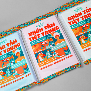 Serviettes de bain jetables Kawaii en bleu blanc rose serviettes de plage de voyage compactes pour les voyages d'affaires - Product Image 4