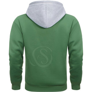 Sweat-shirts pour hommes en gros d'usine 2025, logo et couleur personnalisés, 100% coton, sweat-shirt à capuche uni pour l'hiver - Product Image 5