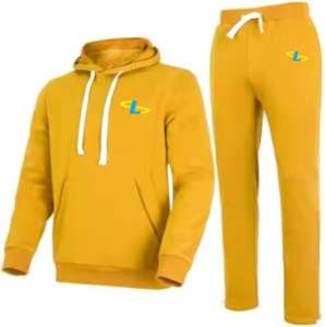 ชุดวอร์มสำหรับเด็กชุดวอร์มกางเกงมีฮู้ดและขาตรงสำหรับผู้ชายและเด็ก - Product Image 2