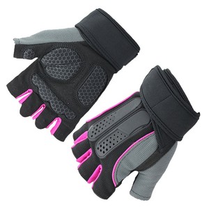 Venta al por mayor de guantes de entrenamiento antideslizantes para el gimnasio levantamiento de pesas y ciclismo muñequera - Product Image 5