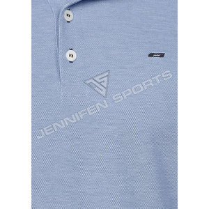 Polo décontracté d'été pour hommes qualité d'usine marque personnalisée à manches courtes haute couture en toile de coton motif solide design - Product Image 2