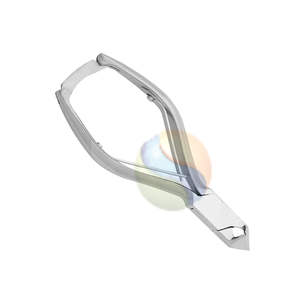 Pince à cuticules professionnelle en acier inoxydable allemand avec lames à joint en boîte tranchantes, pince à ongles et à cuticules robuste, fabrication - Product Image 5