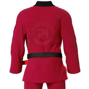Uniforme personalizado de Jiu Jitsu Gi para hombre con posición frontal del logotipo Diseño profesional Secado rápido y transpirable 100% algodón - Product Image 6