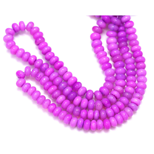 Cuentas Redondas de Ópalo Lila: Piedra Preciosa Lisa AAA, 7-10 mm - Product Image 2