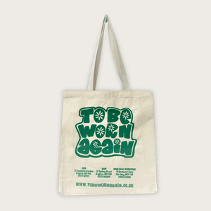 Custom 100% Cotton Tote Bag with Zipper Closure Reusable Waterproof Features Custom Logo <b>Printed</b> Letter Pattern Shopping Gift - Product Image 1