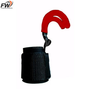 Ganchos de levantamiento de pesas antideslizantes para fitness y culturismo, con logotipo y diseño personalizados, más vendidos, en venta. - Product Image 4