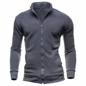 Vente en gros ODM/OEM de puls sweats à capuche pour hommes col zippé de haute qualité, poids lourd 480 g/m², sweats à capuche cloutés unis vierges - Product Image 3
