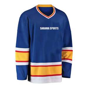 Nouveau ODM OEM Sportswear Offre Spéciale populaire maillot de hockey sur glace confortable personnalisé pleine sublimation - Product Image 3