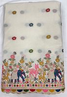 Tissu en coton cambric pur imprimé numériquement, qualité supérieure, vente en gros, motif floral, pour costumes, saris, kurtis et robes pour femmes