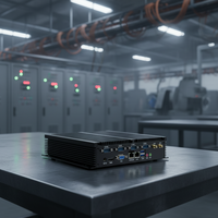 Nuevo Chasis Personalizado para PC de Escritorio X86 Intel Broadwell-U Core I3 I5 I7 8G DDR4 RAM SSD+HDD Mini PC Industrial