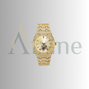 Montre mécanique moderne de luxe pour hommes en acier inoxydable non étanche pour le bureau et les tenues de week-end - Product Image 1