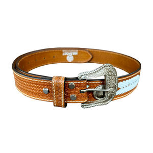 Cinturón de Cuero Personalizable de 40 mm de Ancho, Estilo Vintage Occidental con Conchos, Hecho a Mano, Ecológico, Unisex - Product Image 2