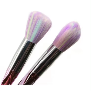 Manche de galvanoplastie à paillettes personnalisées ensemble de pinceaux de maquillage synthétique ensemble d'outils cosmétiques <span class=keywords><strong>pinceau</strong></span> de maquillage pour débutant - Product Image 5