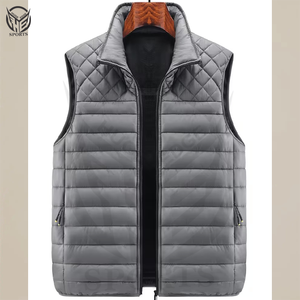 Chaleco Acolchado con Cremallera para Hombre, Invierno, 100% Poliéster, Ecológico, Resistente al Viento, Secado Rápido, con Capucha, Relleno de Algodón, Personalizable - Product Image 1