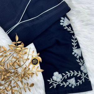 Kimono décontracté brodé à la main élégant et modeste pour femmes Abaya XXL bouton vêtements fait à la main Style musulman pour adultes traditionnel - Product Image 1