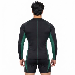 Camiseta Deportiva de Manga Larga para Hombre, Compresión, Entrenamiento, Fitness, Running, Ciclismo, Surf, Gimnasio - Product Image 2