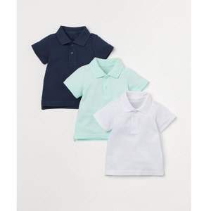 Polo à manches courtes pour enfants, t-shirt à séchage rapide, couleur unie, 100% coton, Design sport Streetwear pour garçons, t-shirt du Bangladesh - Product Image 3